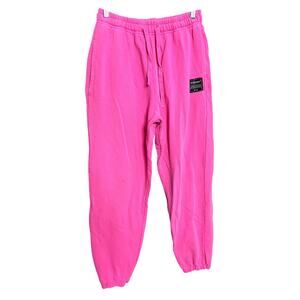 Pink Overcome Clothing Jogger Sweatpants Womens Size S/M Joggers Y2K Preppy
